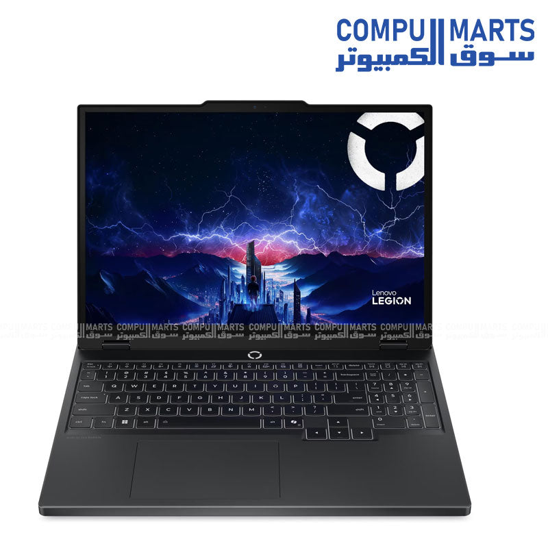 Lenovo Legion 5 15IAX10 gaming laptop with Intel Core Ultra 9 275HX, NVIDIA RTX 5070 8GB, 32GB DDR5 RAM, 1TB SSD, and 15.1-inch OLED 165Hz display in Eclipse Black.