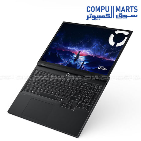 Lenovo Legion 5 15IAX10 gaming laptop with Intel Core Ultra 9 275HX, NVIDIA RTX 5070 8GB, 32GB DDR5 RAM, 1TB SSD, and 15.1-inch OLED 165Hz display in Eclipse Black.