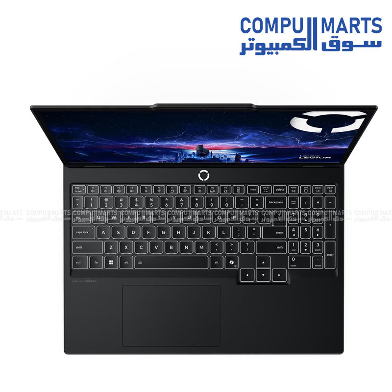 Lenovo Legion 5 15IAX10 gaming laptop with Intel Core Ultra 9 275HX, NVIDIA RTX 5070 8GB, 32GB DDR5 RAM, 1TB SSD, and 15.1-inch OLED 165Hz display in Eclipse Black.