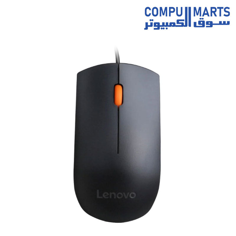 300-Keyboard-MOUSE-LENOVO-USB-Wired-Combo-BLACK