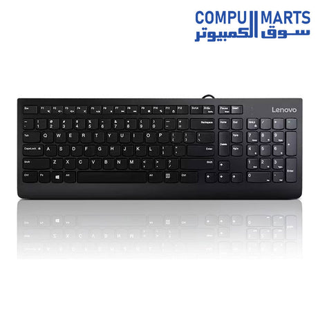 300- Keyboard-Lenovo-Wired-USB-black