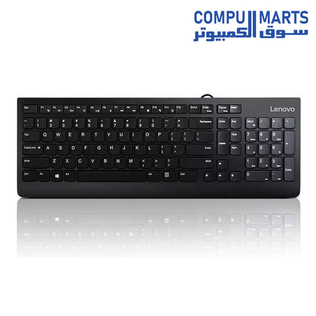 300- Keyboard-Lenovo-Wired-USB-black