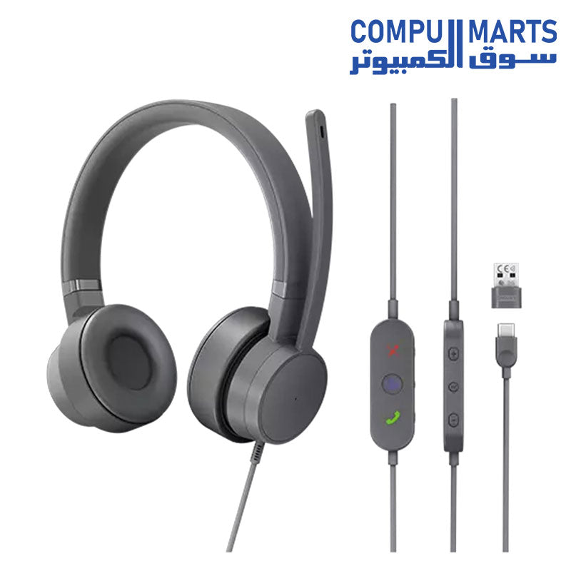 Lenovo Go Wired ANC Headset