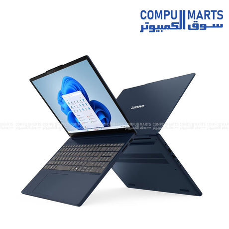 Lenovo Ideapad Slim 3 15IRH10 Laptop 83K100QPED โ Intel Core i5-13420H, 16GB RAM, 512GB SSD, Intel UHD Graphics, 15.3" WUXGA Display, Blue with Bag & Mouse