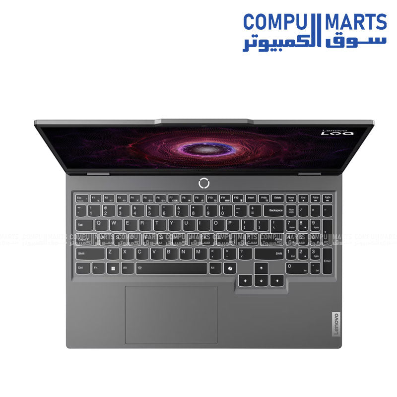 Lenovo LOQ 15ARP9 Gaming Laptop with Ryzen 5 7235HS- RTX 4050 6GB- 12GB RAM- 512GB SSD- and 15.6-inch FHD 144Hz Display - Luna Grey