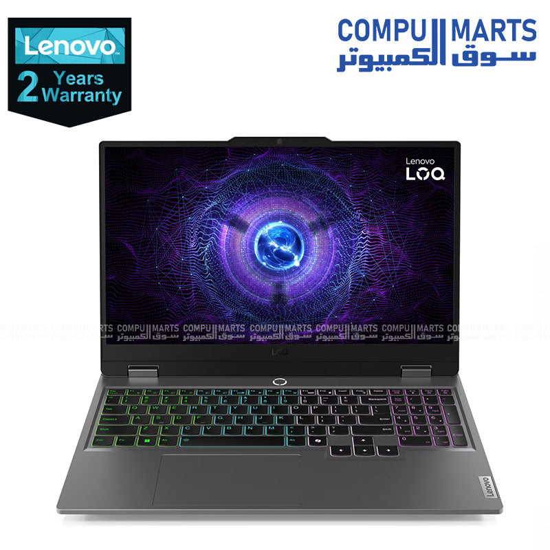 Lenovo LOQ 15IAX9 83GS00TYED Gaming Laptop – Intel Core i5-12600HX 12-Core, RTX 3050 6GB GDDR6, 15.6" FHD IPS 100% sRGB Display, 16GB DDR5, 512GB SSD, WIN 11, 2Year Warranty