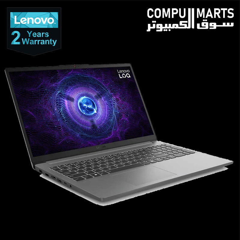 Lenovo LOQ 15IAX9E 83LK0062ED gaming laptop in Luna Grey