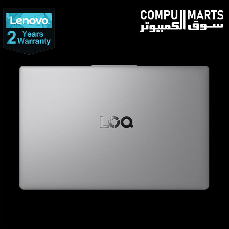 Lenovo LOQ gaming laptop with NVIDIA RTX 2050 4GB graphics