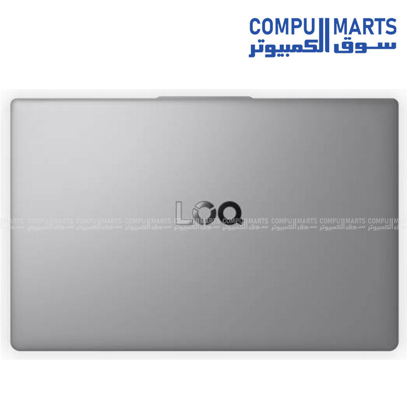 Lenovo LOQ 15IAX9E laptop equipped with white backlit English keyboard, Wi-Fi 6 connectivity, Bluetooth 5.2, HD camera with privacy shutter, and integrated 57Wh battery available through Compumarts