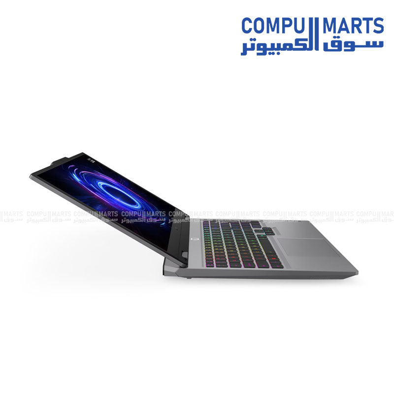 Lenovo LOQ 15IRX10 gaming laptop with Intel Core i7-13700HX, 16GB RAM, 512GB SSD, and NVIDIA RTX 5060 8GB GDDR7