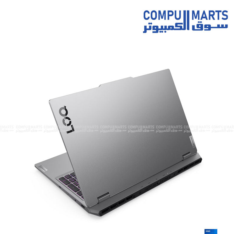 Lenovo LOQ 15IRX10 gaming laptop with Intel Core i7-13700HX, 16GB RAM, 512GB SSD, and NVIDIA RTX 5060 8GB GDDR7