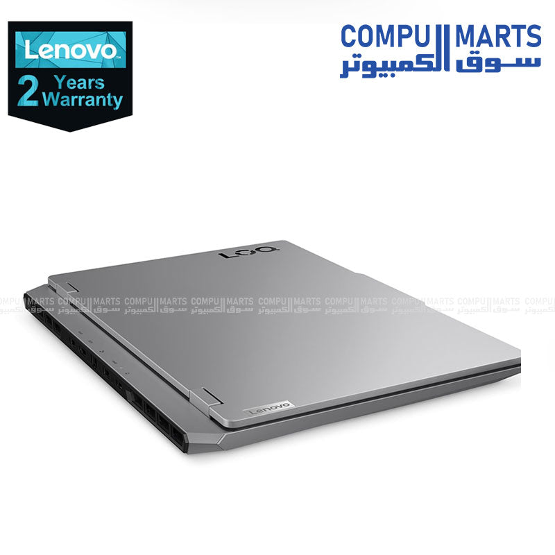 Lenovo LOQ 15IRX10 gaming laptop with RTX 5060 GPU and Intel i7-14700HX processor front view