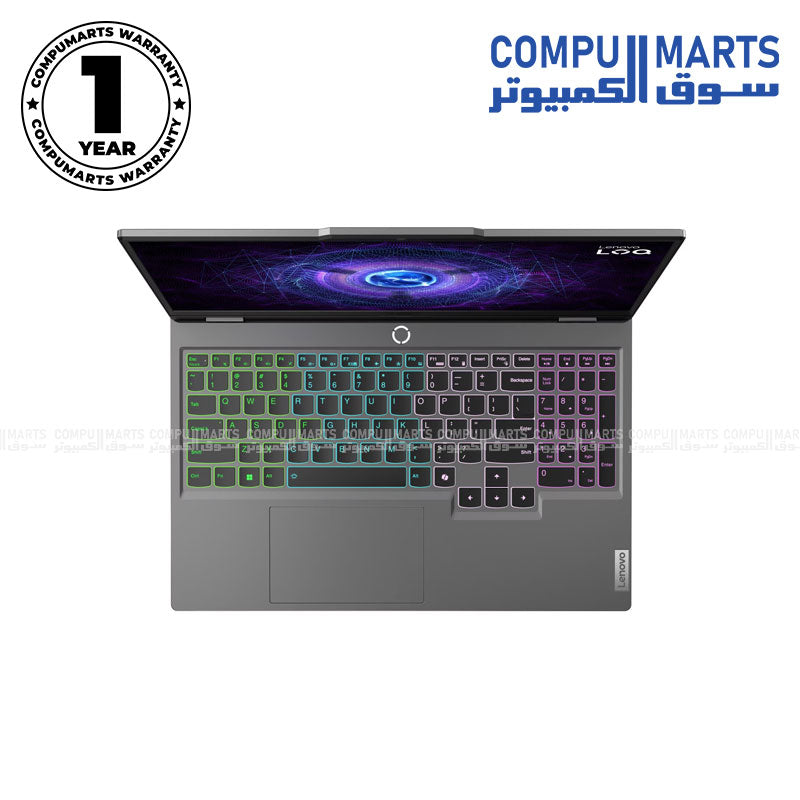 Lenovo -LOQ 15IRX9- gaming laptop - Intel Core i7-14700HX -RTX 4060 -8GB graphics