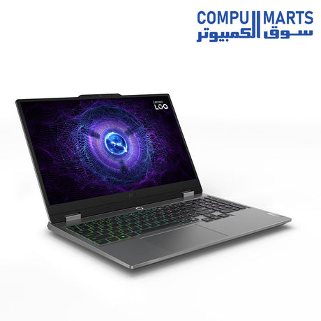 LOQ-15IRX9- Gaming-Laptop-Lenovo-Intel-Core-i7-512GB-SSD-16GB-Ram-RTX-4050-15.6"-Inch-Luna-Grey