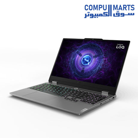 LOQ-15IRX9- Gaming-Laptop-Lenovo-Intel-Core-i7-512GB-SSD-16GB-Ram-RTX-4050-15.6"-Inch-Luna-Grey