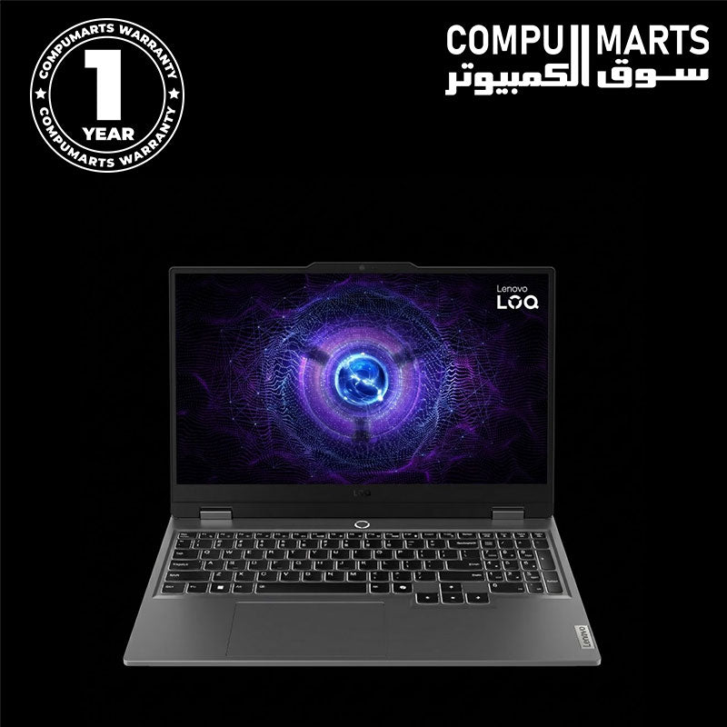 Lenovo LOQ 15IRX9 gaming laptop with RTX 3050 6GB and 144Hz FHD display