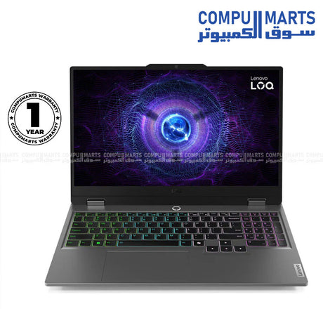 Lenovo LOQ 15IRX9 Gaming Laptop i5-13450HX RTX 4050 24GB 512GB SSD 15.6" FHD 144Hz Egypt