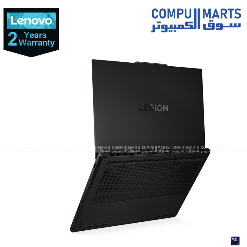 Lenovo Legion 5 15IAX10 gaming laptop with Intel Core Ultra 9 275HX, NVIDIA RTX 5070 8GB, 32GB DDR5 RAM, 1TB SSD, and 15.1-inch OLED 165Hz display in Eclipse Black.