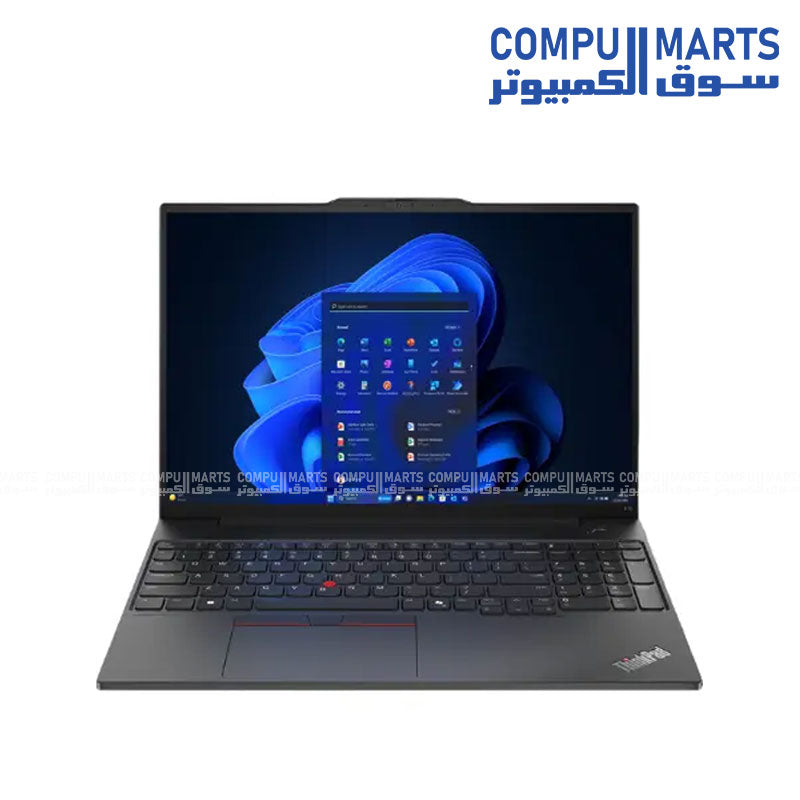 Lenovo -ThinkPad- E16 Gen 2 -aluminum -laptop -16-inch -WUXGA -IPS -display
