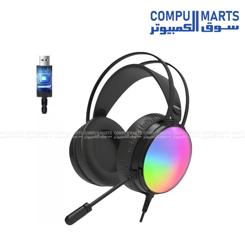Lenovo Thinkplus G83B USB Gaming Headset – Immersive Sound with Noise-Cancelling Mic