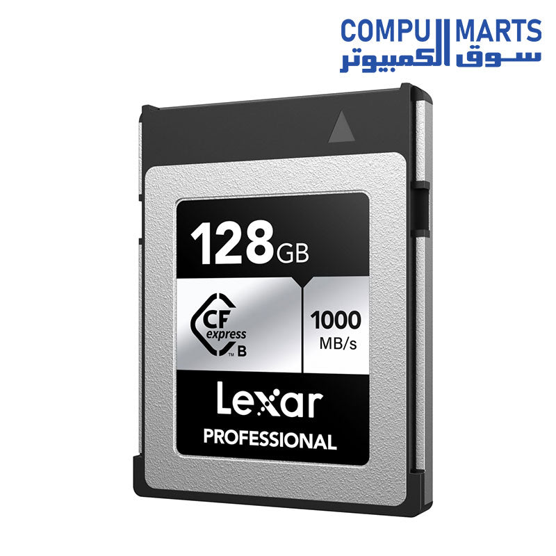 Professional-CFexpress-128GB-Memory-Card-Lexar-1000MBs-Type-B-Card-Silver