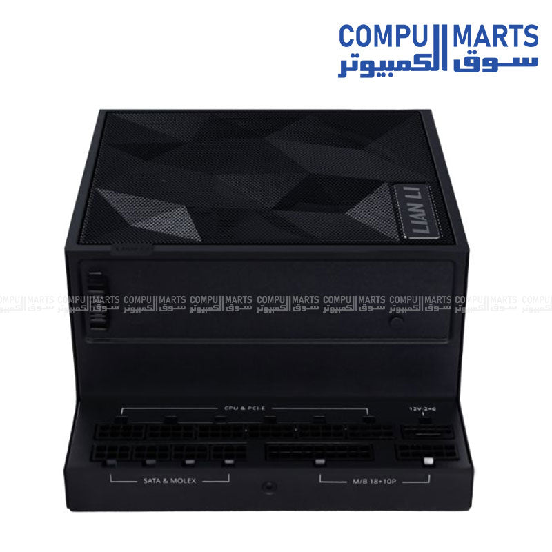 Lian Li EG1200G.BH power supply unit with ATX connector type, air cooling method, and 18.2 x 8.6 x 15 centimeters dimensions from Compumarts