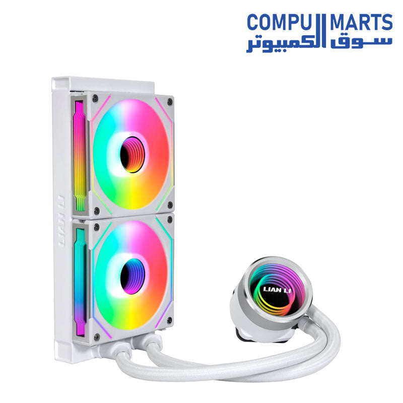 مبرد وحدة المعالجة المركزية السائل Lian Li Galahad II Trinity SL-INF مقاس 240 مم مع مروحة UNI من SL Infinity Fans AIO