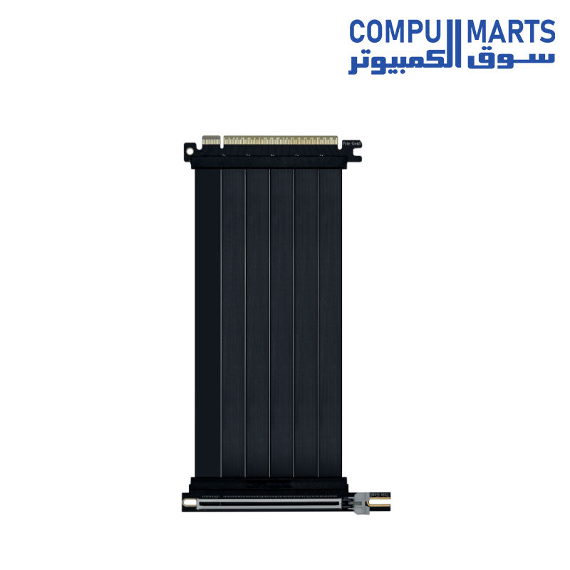 Featuring Gen 5.0 PCIe riser cable specifications with 200mm length and compatibility with O11 series and LANCOOL series cases