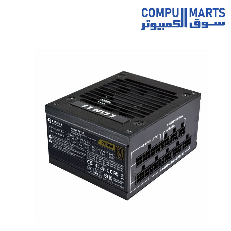 Lian Li Sp750 750W 80 Plus Gold Full Modular SFX Power Supply