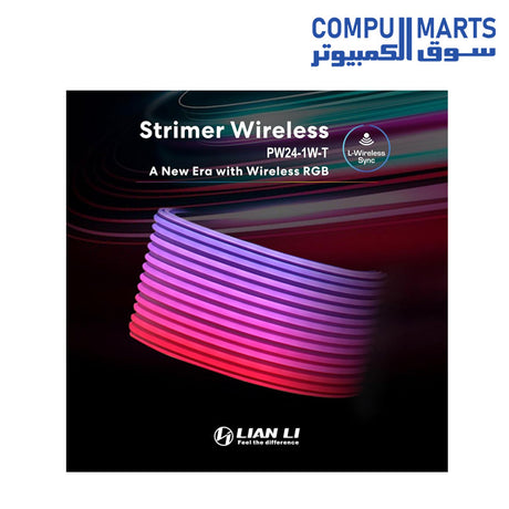 Lian-Li-Strimer-Wireless-24-Pin-with-Controller-_PW24-1W-T_---Addressable-RGB-Power-Extension-Cable
