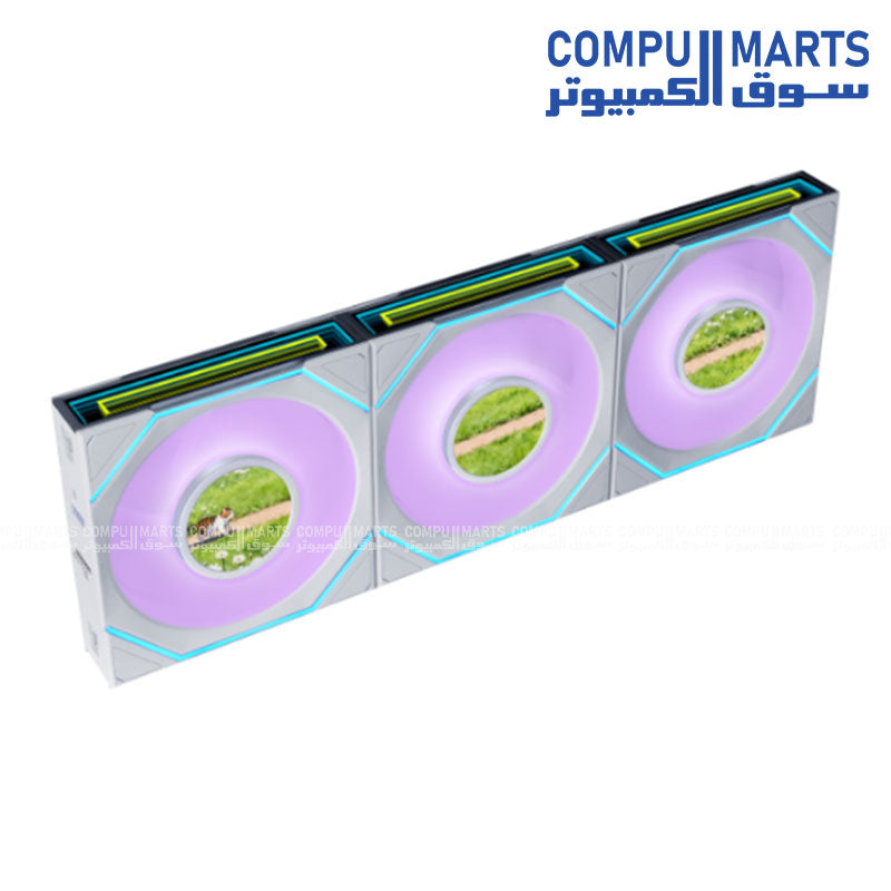 Lian Li UNI Fan SL INF LCD Flex 120mm Case Fan White