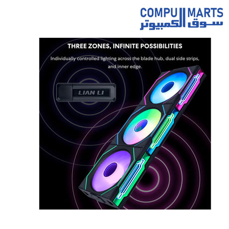 Lian-Li-UNI-Fan-SL-Infinity-Wireless-120---Triple-Pack