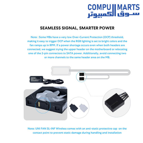 Lian-Li-UNI-Fan-SL-Infinity-Wireless-120---Triple-Pack