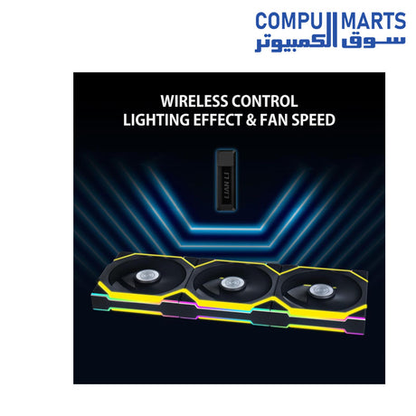 Lian-Li-UNI-Fan-SL-Wireless-120mm-ARGB-Fan---Triple-Pack---2.4-GHz-Wireless-Signal-for-RGB-_-Fan-Control