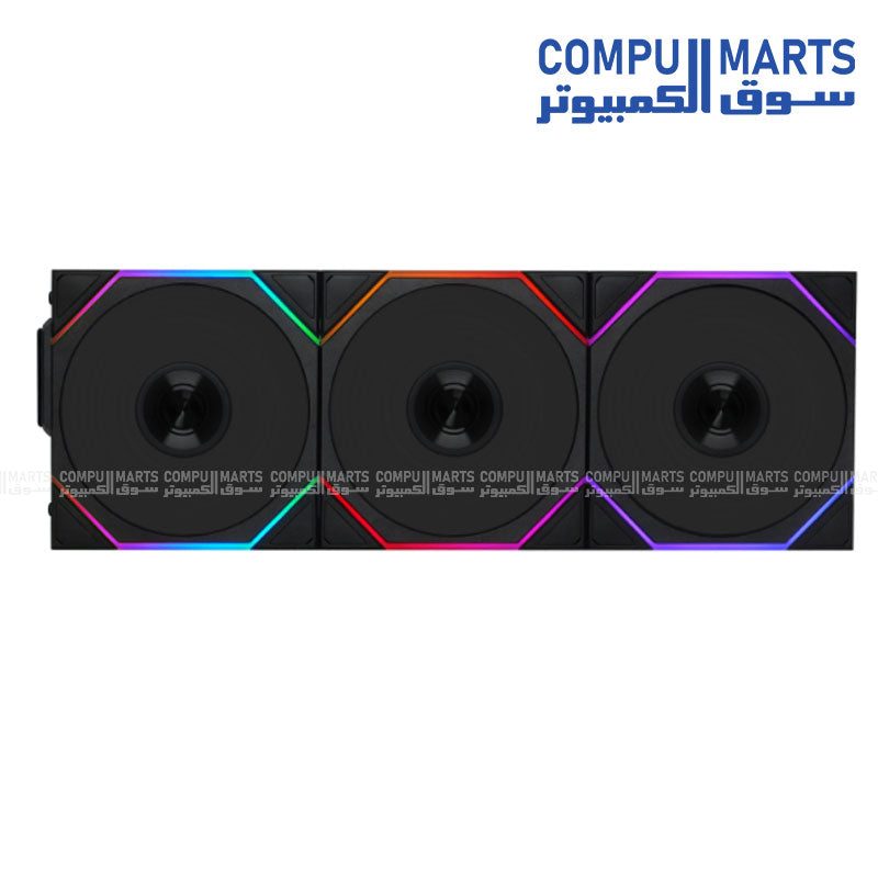Lian Li UNI FAN TL120 LCD Reverse Blade Wireless 120mm PWM Cooling 3Fan