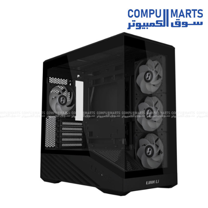 Vector V100R Mini with 3 × 120 mm ARGB PWM side fans