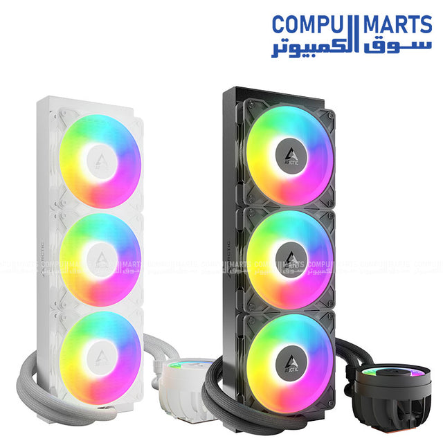 ARCTIC Liquid Freezer III Pro 360 A-RGB CPU Cooler – Black & White Edition