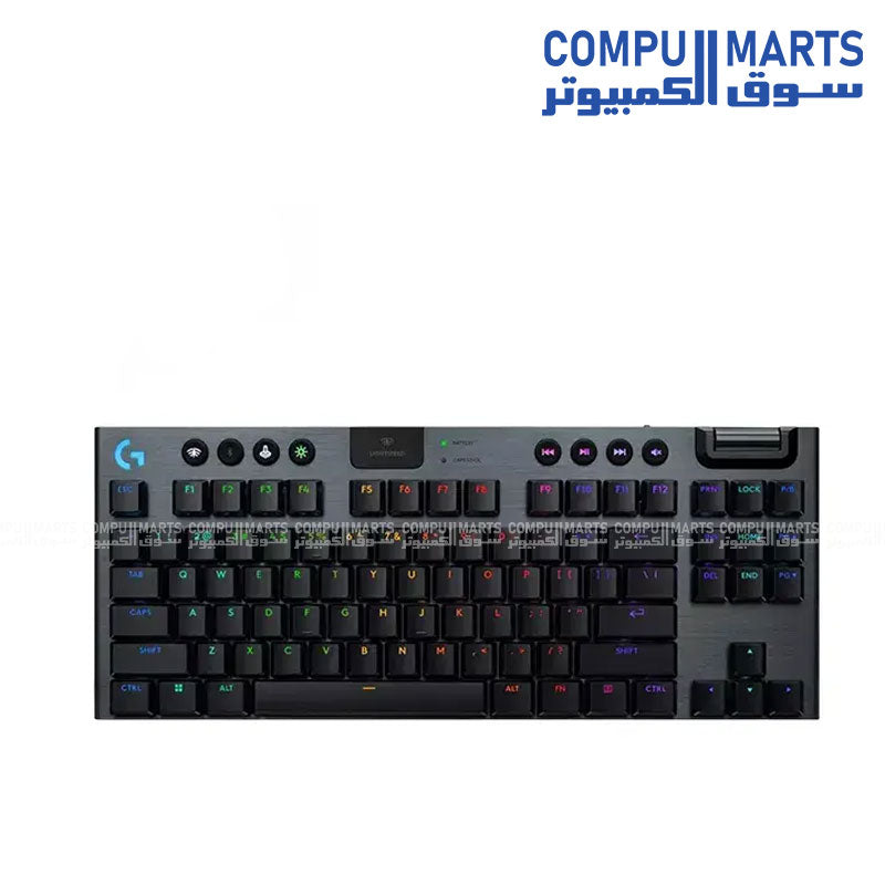 Logitech G915 X LIGHTSPEED Tenkeyless gaming keyboard with Bluetooth wireless and wired connectivity