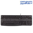 Logitech MK120 wired keyboard and mouse combo Arabic English edition black Egypt