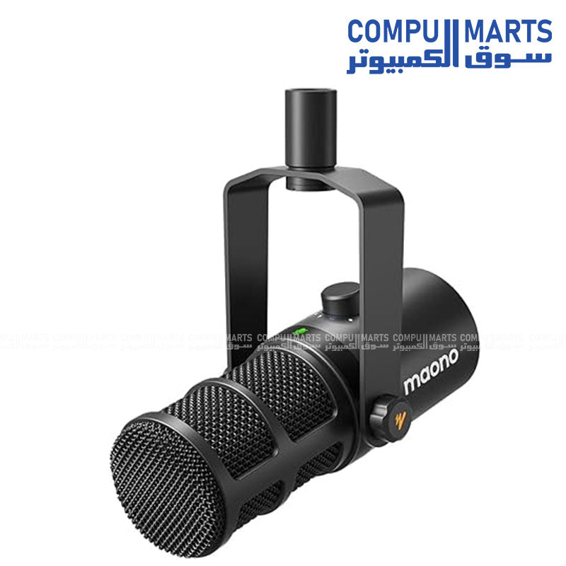 Discover the MAONO PD400X XLR USB podcast microphone with tap to mute functionality and MAONO LINK APP support for users in Egypt