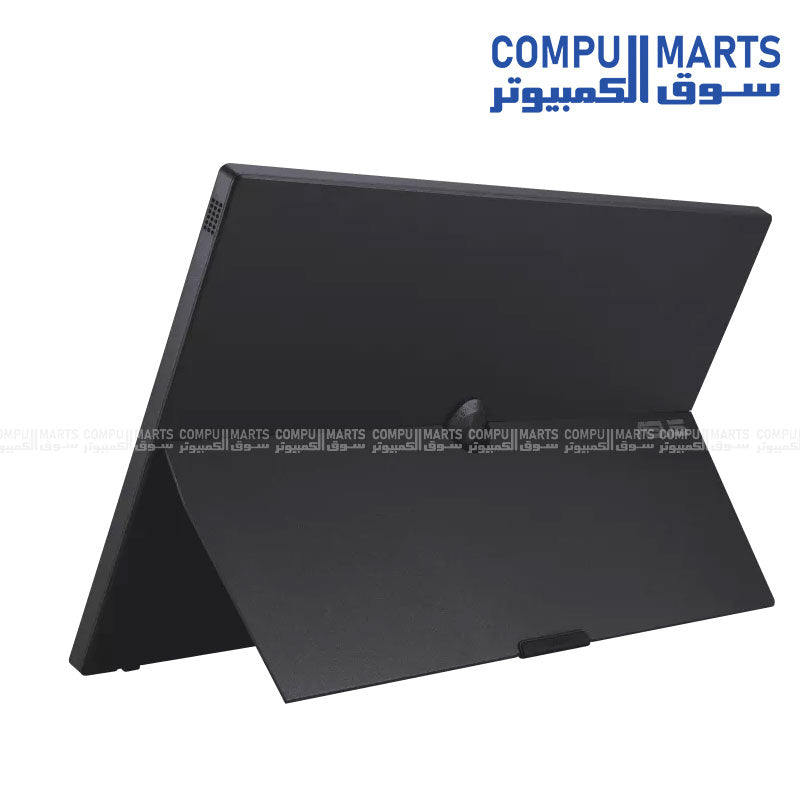 ASUS portable display featuring 100 percent sRGB color space 5ms GTG response time embedded WiFi and wireless projection support available through Compumarts