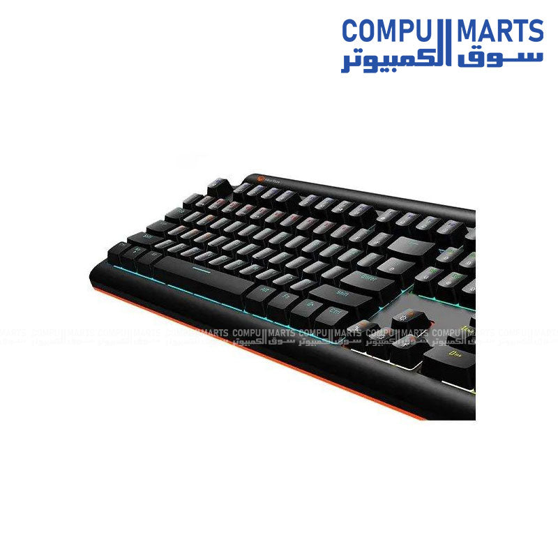 Meetion MK006 PRO RGB 75% Hot Swappable Red Switch Arabic Wired Mechanical Keyboard