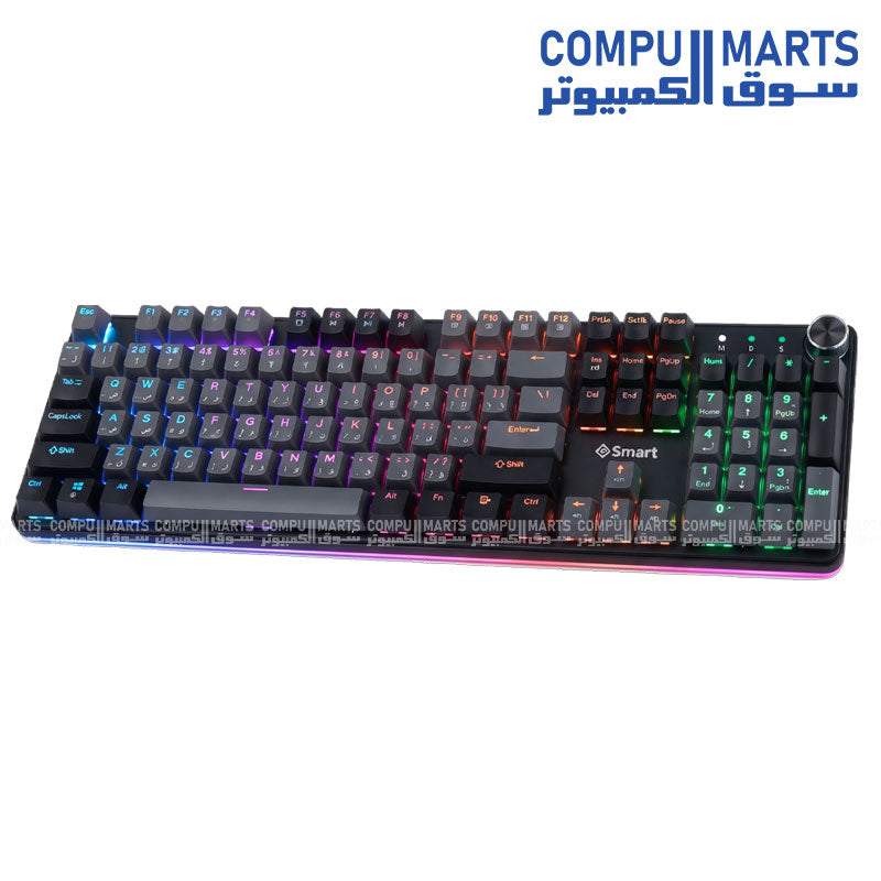 G-SMART KY-MK136B 104-key Red Blue Switch keyboard
