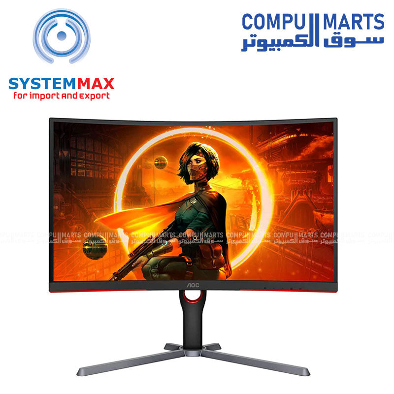 CQ27G3S-MONITOR-AOC-27 INCH-VA-165Hz-1MS