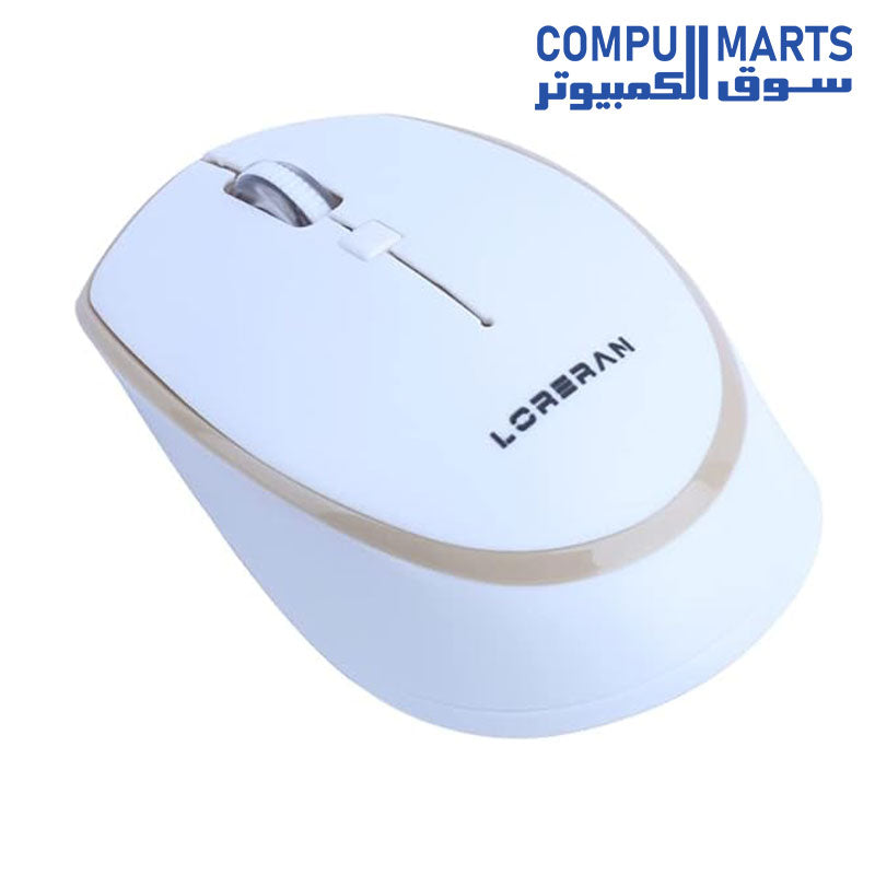 LORERAN-MOUSE- 1600-dPI-WIRELESS-10M -SILENT CLICK