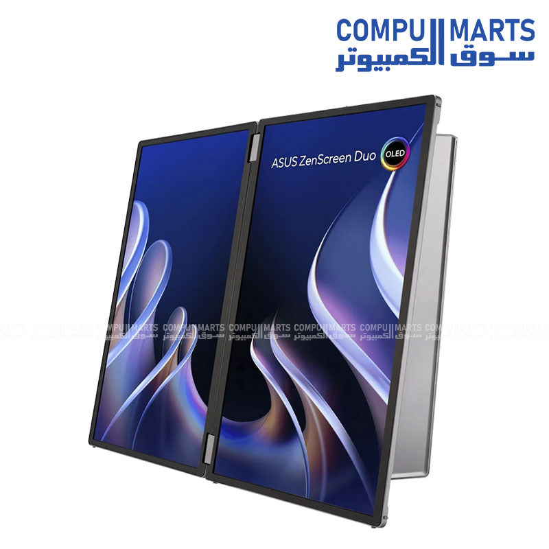 ASUS ZenScreen Duo OLED MQ149CD portable monitor with 100% DCI-P3 and HDR10