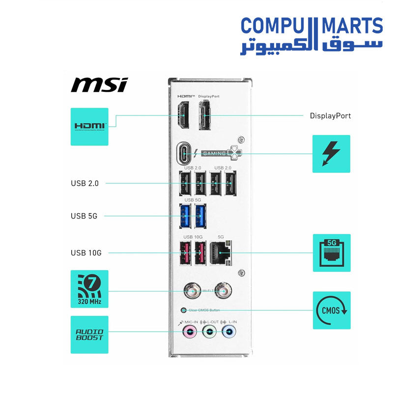 B860-Gaming-Plus-WIFI-motherboard-MSI-INTEL-DDR5