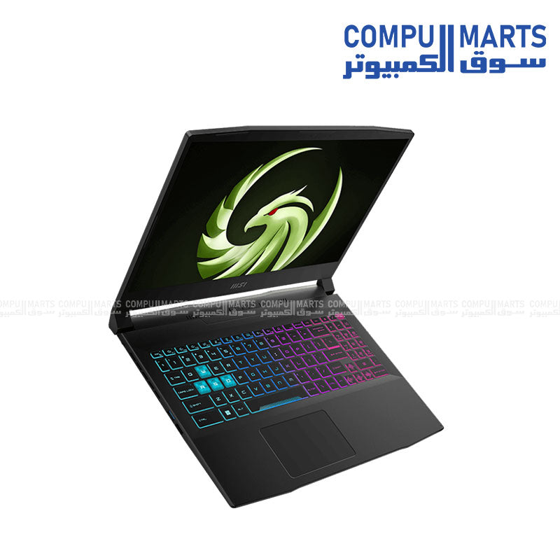 MSI Bravo 15 Gaming Laptop – AMD Ryzen 5 7535HS, 16GB RAM, 512GB SSD, NVIDIA RTX 4050 6GB, 15.6" FHD – Egypt