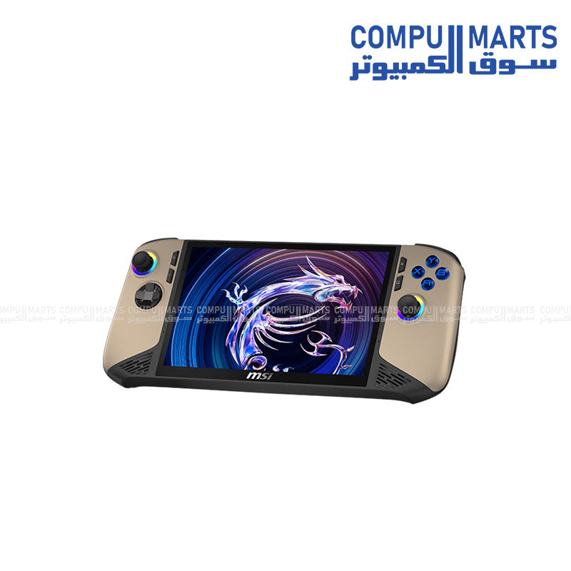 MSI Claw 8 AI+ A2VM handheld gaming PC Sandstorm