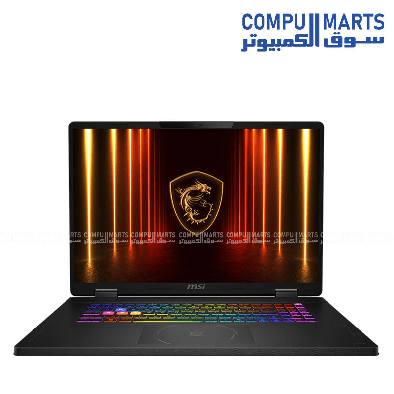 MSI Crosshair 18 HX AI gaming laptop with RTX 5070 and 18-inch QHD+ display